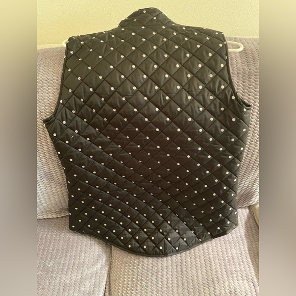 Polka dot vest, GUC, two pockets, soft lining, tag cut off - Picture 2 of 4